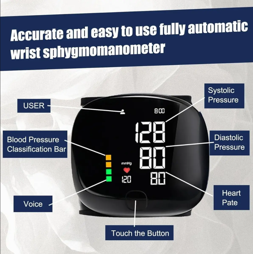 Automatic wrist blood pressure Monitor