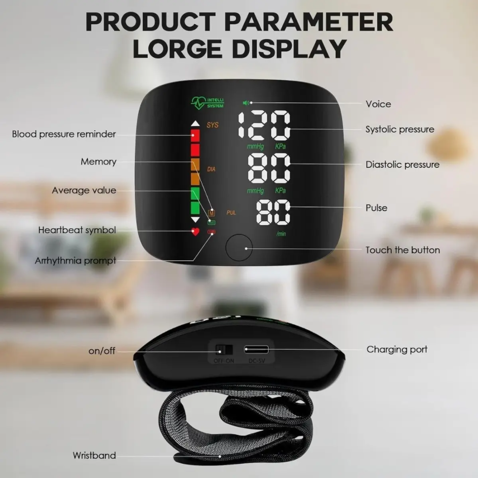 Automatic wrist blood pressure Monitor